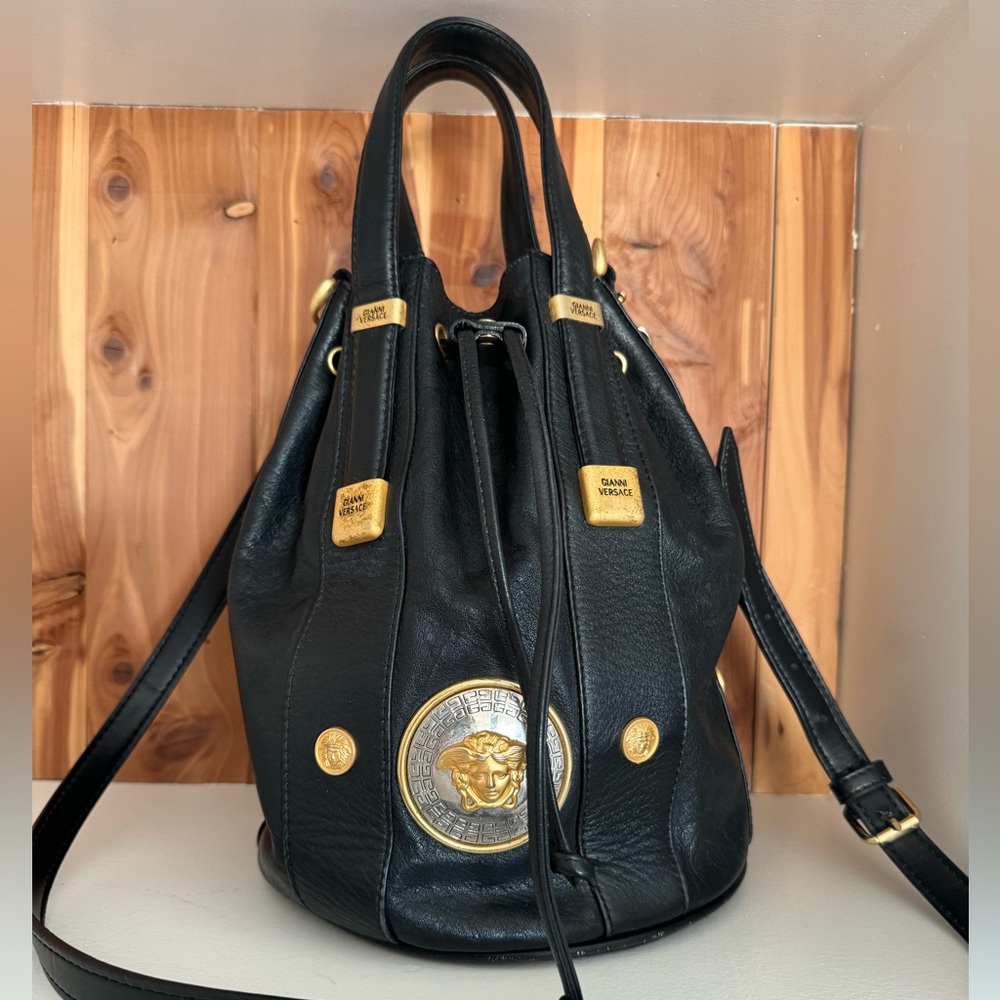 Vintage Gianni Versace Bucket Bag Cross Body